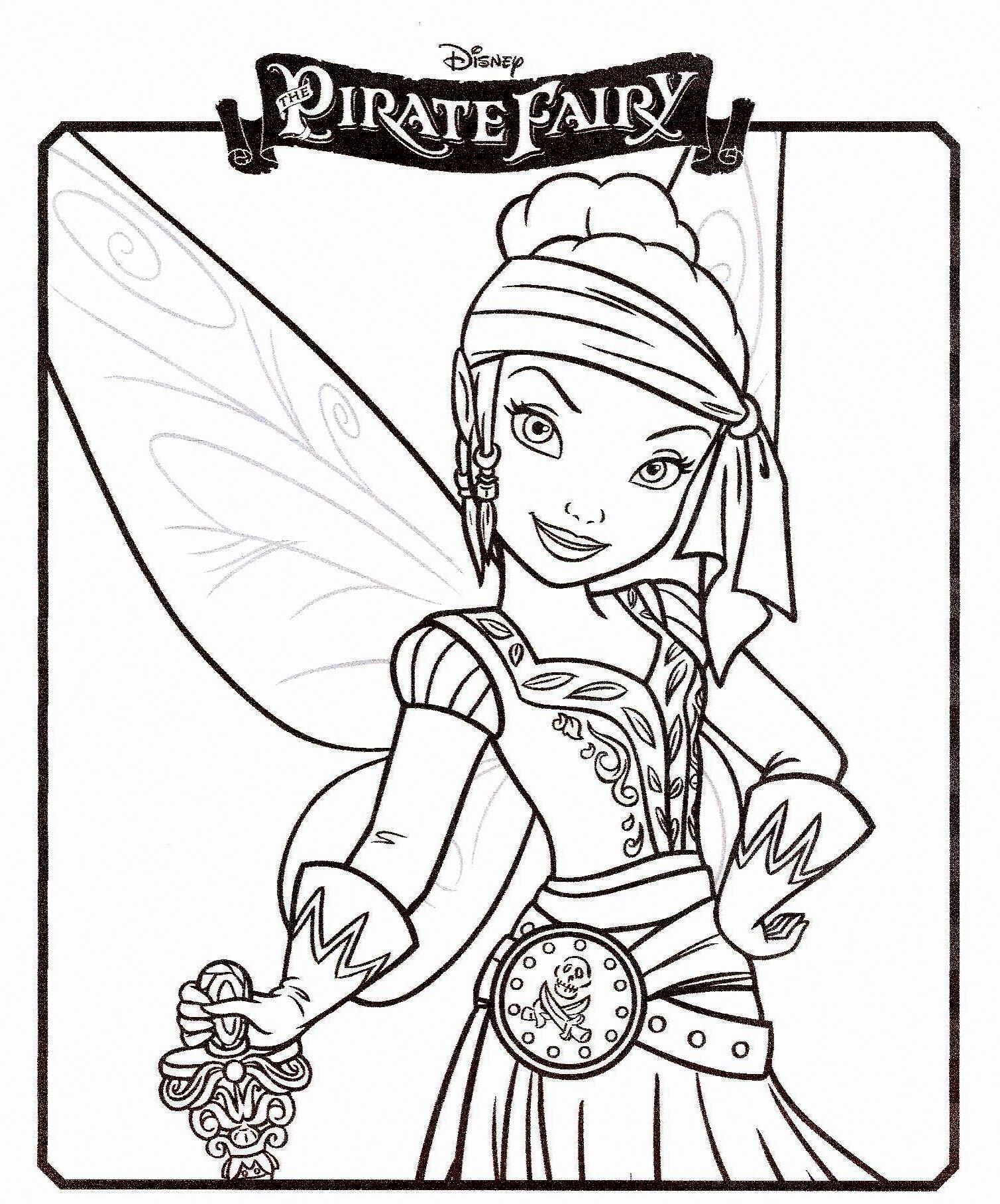 Coloriage Fee Clochette Pirate